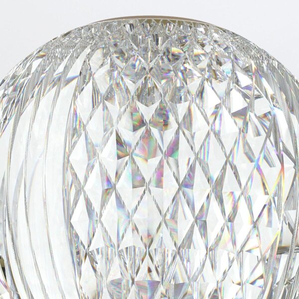 Wandleuchte LED H: 21,9 cm in Messing 3000 K warmweiß