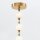 LED Pendelleuchte verstellbar H: max. 2,9 m in Messing