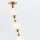 LED Pendelleuchte verstellbar H: max. 2,9 m in Messing