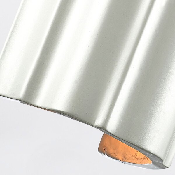 Wandlampe innen Up Down H: 33 cm Metall Weiß Antik E14