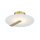 LED Deckenlampe rund Ø 31 cm 3000 K 520 lm Metall Glas