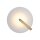LED Deckenlampe rund Ø 31 cm 3000 K 520 lm Metall Glas