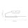 LED Deckenlampe rund Ø 31 cm 3000 K 520 lm Metall Glas