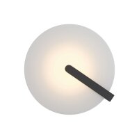 LED Deckenlampe rund Ø 43,2 cm Schwarz Weiß...