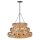 Hängelampe Korbschirm Rattan Ø 76,2 cm rund Modern