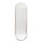 Wandleuchte LED H: 42,2 cm Metall Glas in Nickel poliert