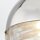 Wandlampe LED rund Ø 14,3 cm Metall Glas in Nickel poliert