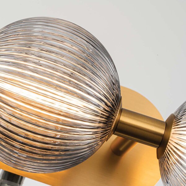 Wandleuchte LED IP44 58,7 cm Metall Glas 3000 K Bad