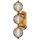 Wandleuchte LED IP44 58,7 cm Metall Glas 3000 K Bad