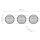 Wandleuchte LED IP44 58,7 cm Metall Glas 3000 K Bad