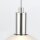 LED Hängeleuchte Rauchglas Metall D: 15,2 cm rund 3000 K
