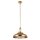 Pendelleuchte Metall Glas D: 36,8 cm Industrial E27 in Messing