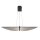 LED Hängelampe verstellbar B: 105 cm Schwarz Metall 3000K