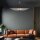 LED Hängelampe verstellbar B: 105 cm Schwarz Metall 3000K