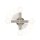 Wandlampe Bad 24,8 cm hoch IP44 Metall in Nickel 2x E27