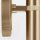 Badlampe Wand 24,8 cm hoch IP44 in Champagner Bronze 2x E27