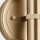 Badlampe Wand 24,8 cm hoch IP44 in Champagner Bronze 2x E27