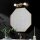 Badlampe Wand 24,8 cm hoch IP44 in Champagner Bronze 2x E27