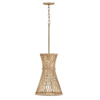 Hängeleuchte Rattan Ø 30,5 cm in Gold...