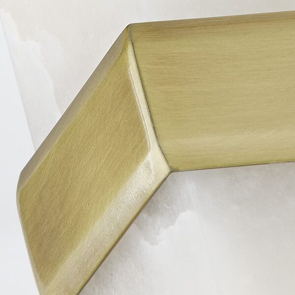 Up Down Wandlampe innen 38,1 cm Alabaster Metall 2x E27