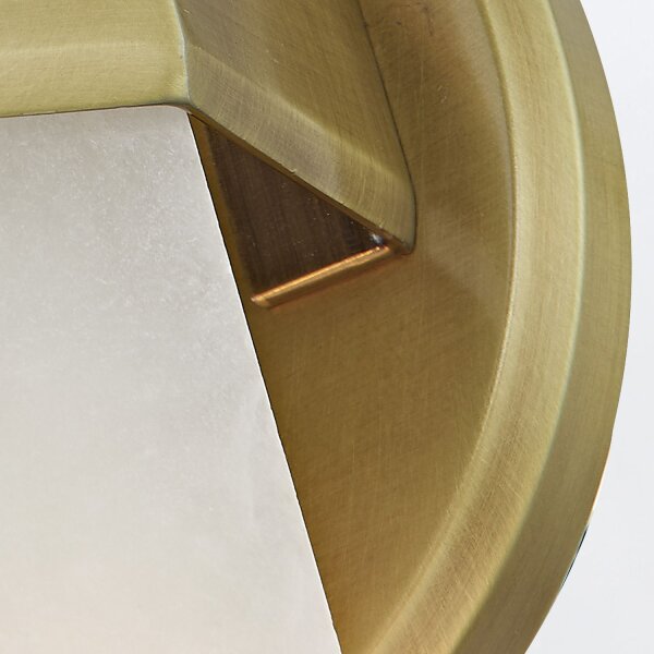 Up Down Wandlampe innen 38,1 cm Alabaster Metall 2x E27
