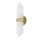 Up Down Wandlampe innen 38,1 cm Alabaster Metall 2x E27