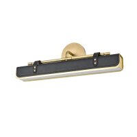 LED Bilderlampe schwenkbar B: 50,2 cm Metall Kunstleder
