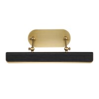 LED Bilderlampe schwenkbar B: 50,2 cm Metall Kunstleder...