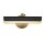 LED Bilderlampe Schwarz Messing antik B: 30,5 cm klein