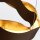 Hängelampe LED rund Ø 61 cm Metall in Bronze Gold Modern
