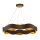 LED Pendelleuchte Modern rund Ø 85 cm in Bronze Gold