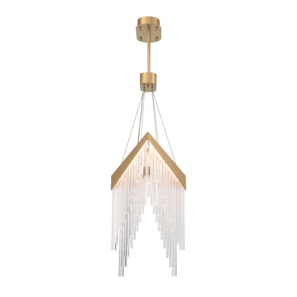 LED Hängeleuchte Modern Design B: 81 cm in Gold 3000K