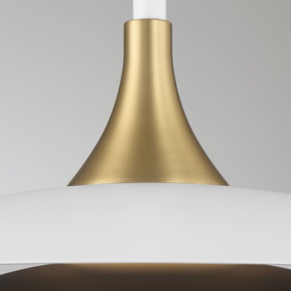 Hängelampe LED Metall Glas 46 cm breit H: max. 255,3 cm