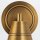 Wandlampe Metall Glas 29,5 cm hoch in Messing Antik E27