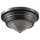 Deckenleuchte rund D: 25,7 cm Metall Glas E14 Art Déco