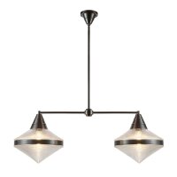 Pendelleuchte Art Déco B: 103,2 cm Bronze Antik...