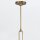 Pendelleuchte Messing Antik Weiß B: 81,6 cm E27 Metall Glas