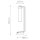 Tischlampe Metall Glas 56,5 cm E27 Messing Antik Weiß