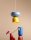 Pendelleuchte Blau Gelb B:30 cm E27 blendarm elegant