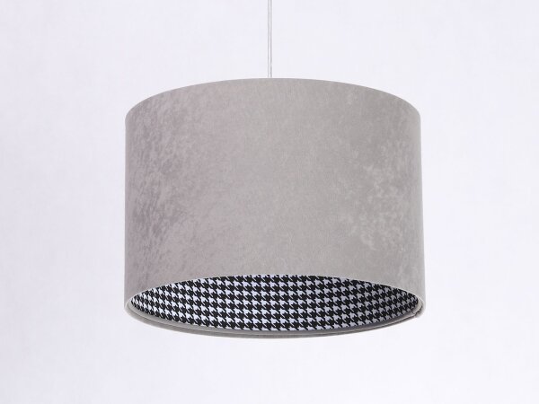 Suspension CHRISTIAN Gris Tissu Rétro Table à manger