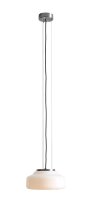 Pendelleuchte Wei&szlig; Glas &Oslash;24 cm GX53 wohnlich...