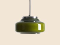 Pendelleuchte Limette Glas Ø16 cm GX53 blendarm rund