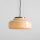 Hängelampe Braun Glasschirm Ø24 cm rund GX53 wohnlich
