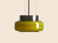 Hängelampe Limette Glas Ø16 cm GX53 blendarm...