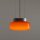 Hängelampe Orange Glasschirm Ø16 cm GX53 blendarm rund