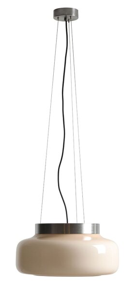 Hängelampe Braun Glasschirm Ø39 cm GX53 wohnlich rund