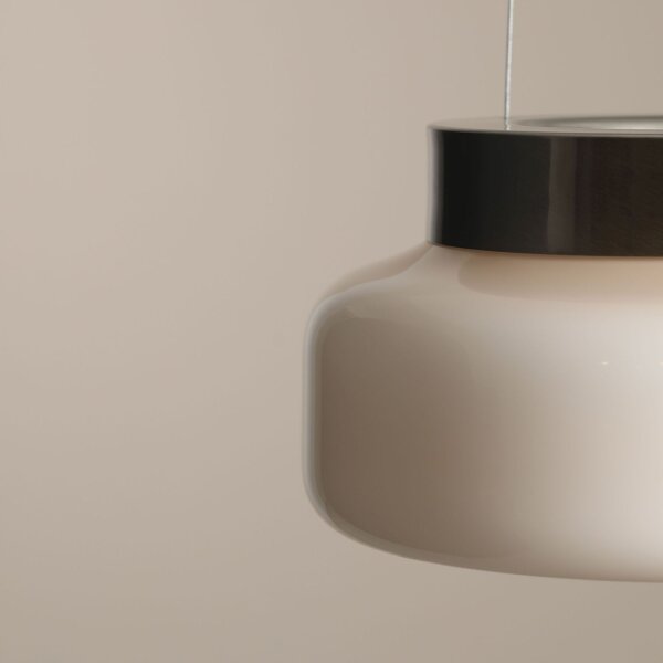 Pendelleuchte Braun Glas Ø24 cm rund GX53 gemütlich