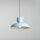 Pendelleuchte Blau Metall B:47 cm E27 wohnlich elegant