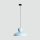 Pendelleuchte Blau Metall B:47 cm E27 wohnlich elegant