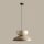 Pendelleuchte Creme Beige Metall B:47 cm E27 gemütlich